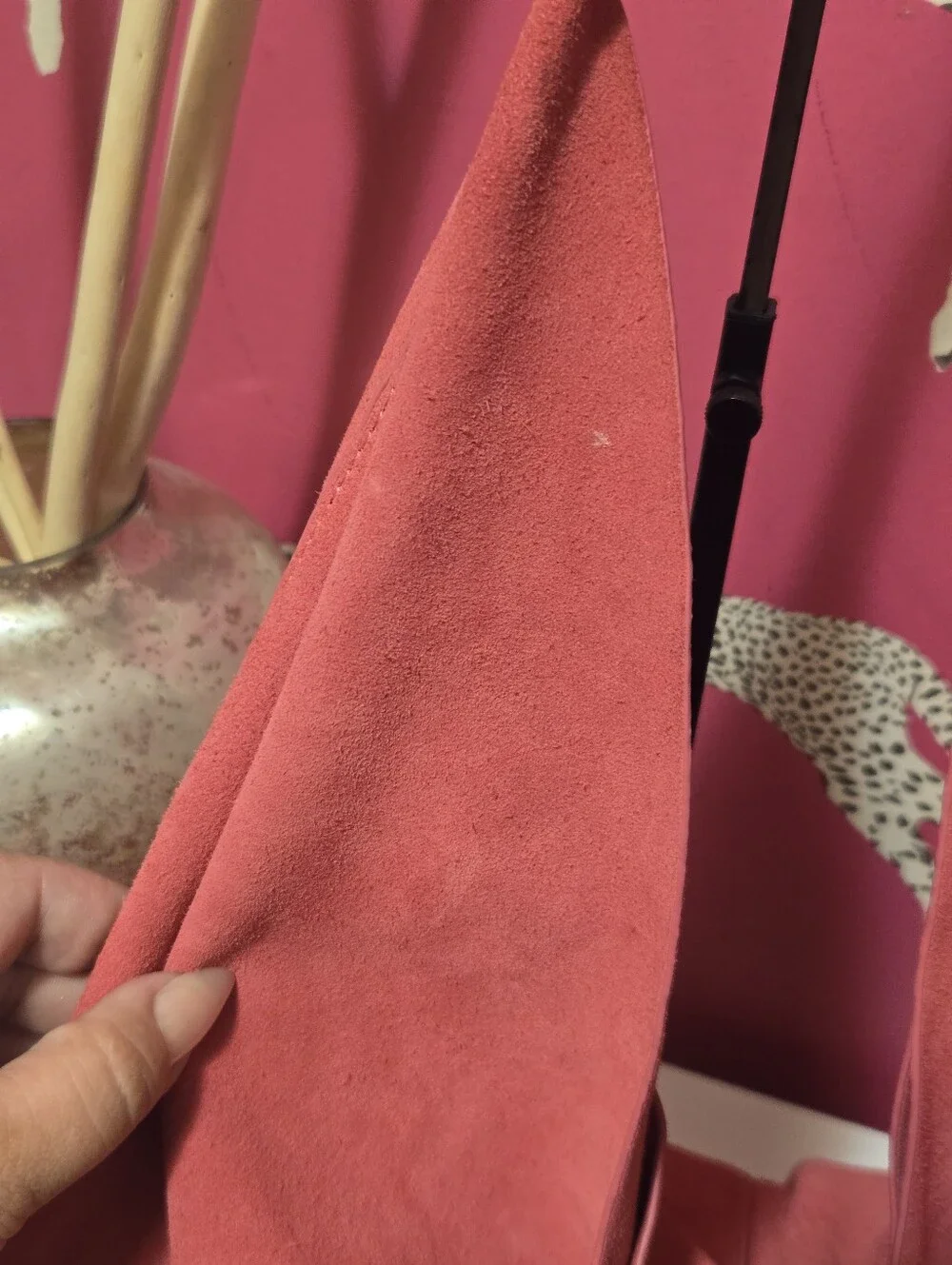 EUC Kurt Geiger Large Chelsea Suede Slouch Hobo Bag